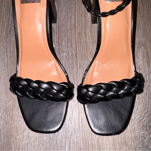DV by Dolce Vita Black Hassa Braided ankle strap dress Sandals heels 10 - Picture 7 of 13